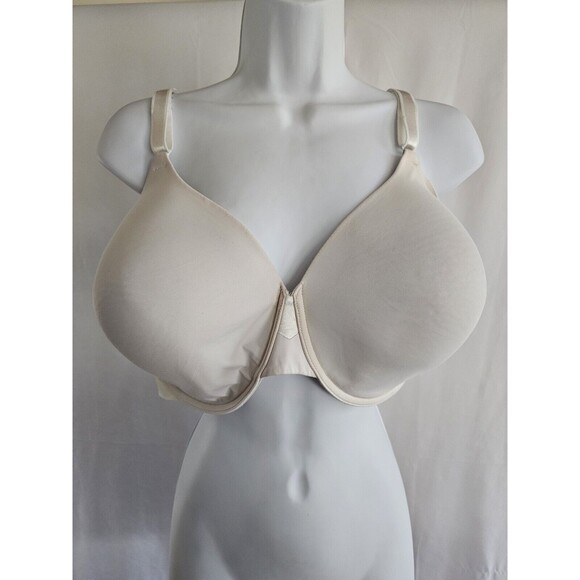Olga Bra 44DD Women's No Side Effects Underwire Contour Bra White Size 44DD - Picture 1 of 7